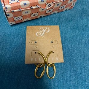 Plunder gold chain earring